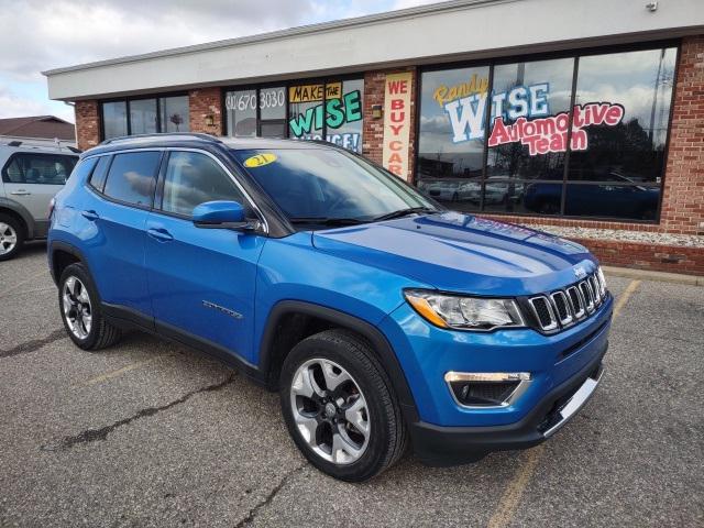 used 2021 Jeep Compass car, priced at $24,329