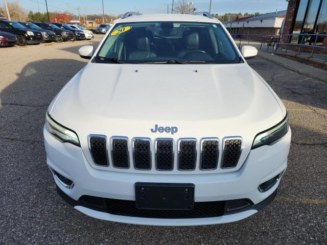 used 2020 Jeep Cherokee car, priced at $17,653