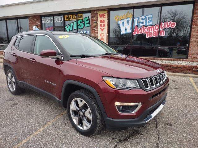 used 2021 Jeep Compass car, priced at $22,518