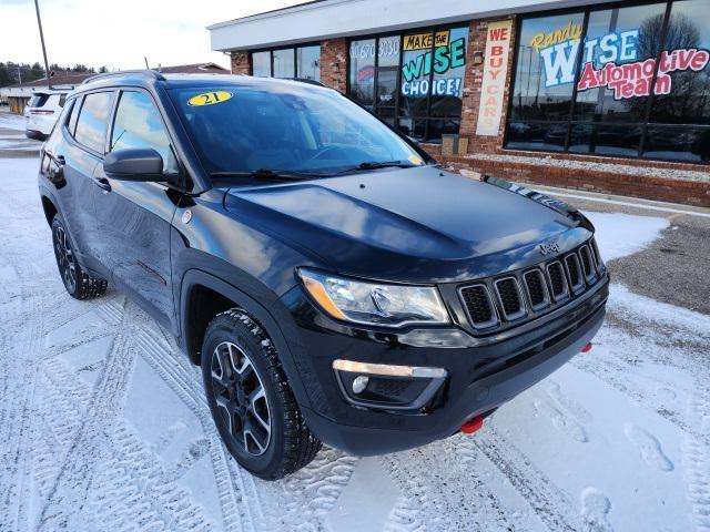 used 2021 Jeep Compass car, priced at $15,829