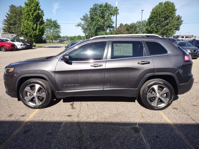 used 2021 Jeep Cherokee car, priced at $27,354