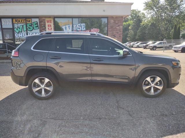 used 2021 Jeep Cherokee car, priced at $27,354