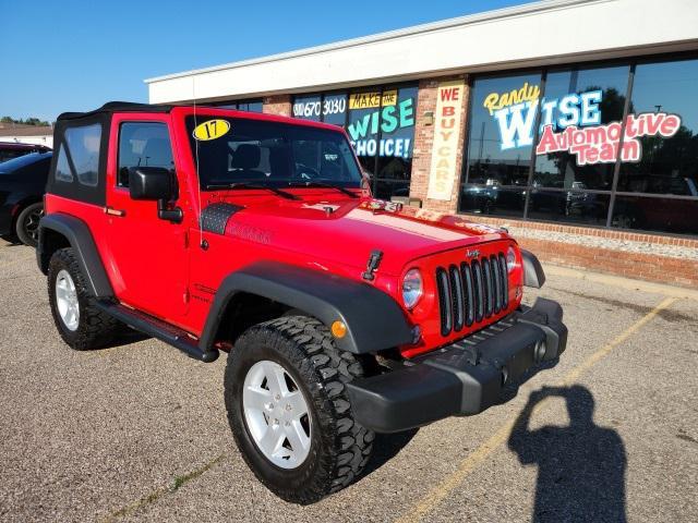 used 2017 Jeep Wrangler car, priced at $13,058