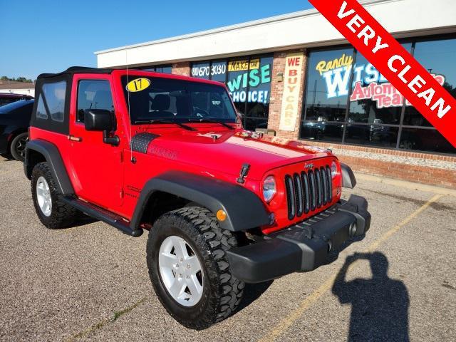 used 2017 Jeep Wrangler car, priced at $11,300