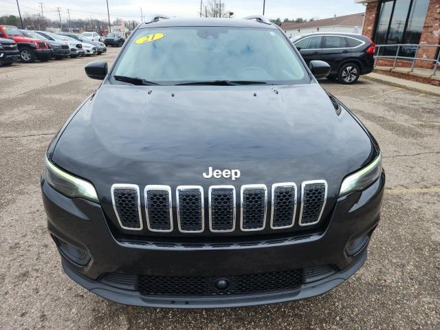 used 2021 Jeep Cherokee car, priced at $17,462