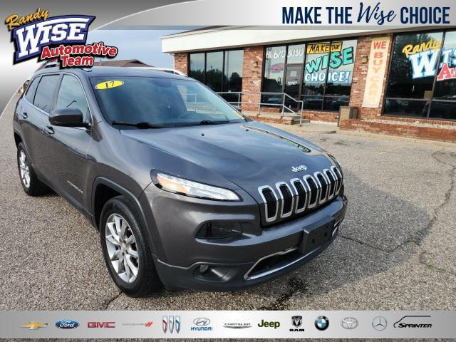 used 2017 Jeep Cherokee car, priced at $16,686