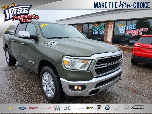 used 2021 Ram 1500 car, priced at $32,358