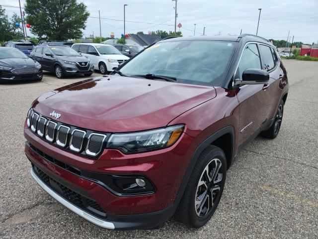 used 2022 Jeep Compass car, priced at $23,932