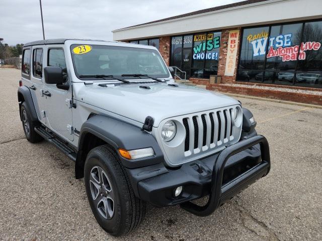 used 2023 Jeep Wrangler car, priced at $33,209