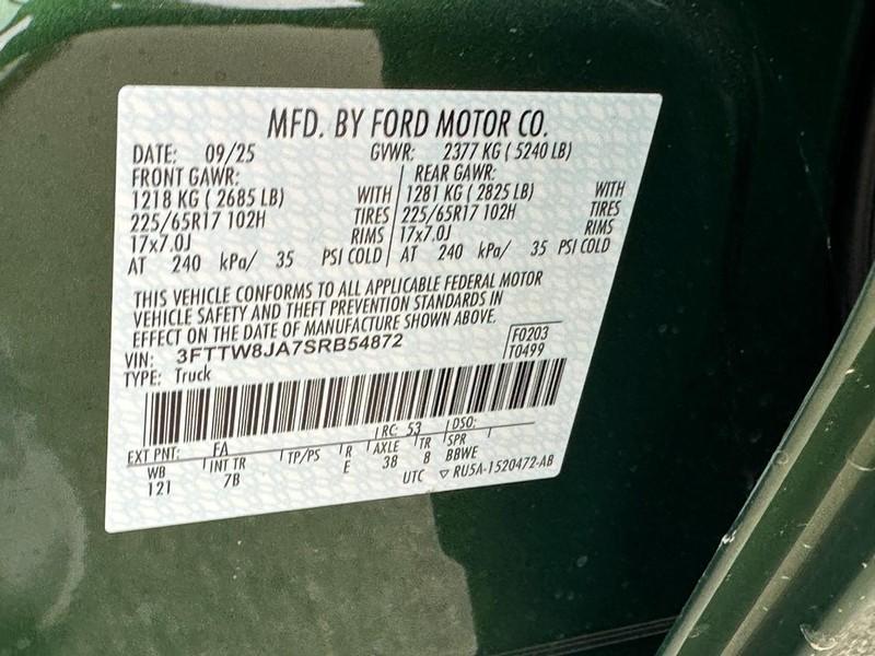 new 2025 Ford Maverick car, priced at $31,124