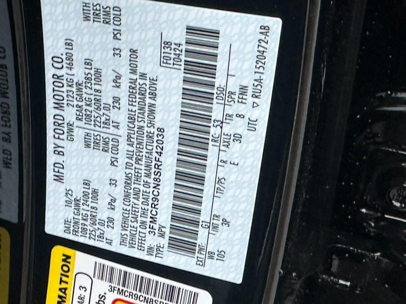 new 2025 Ford Bronco Sport car, priced at $34,816