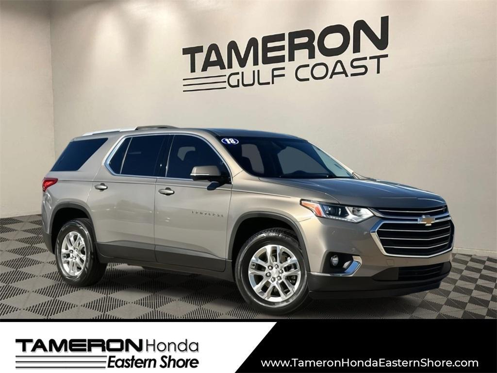 used 2018 Chevrolet Traverse car, priced at $16,325
