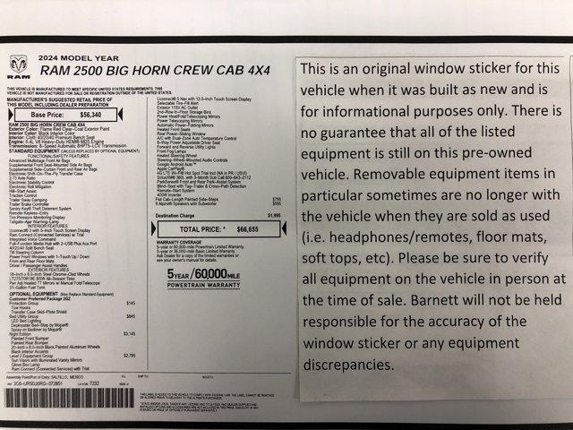 used 2024 Ram 2500 car, priced at $43,988