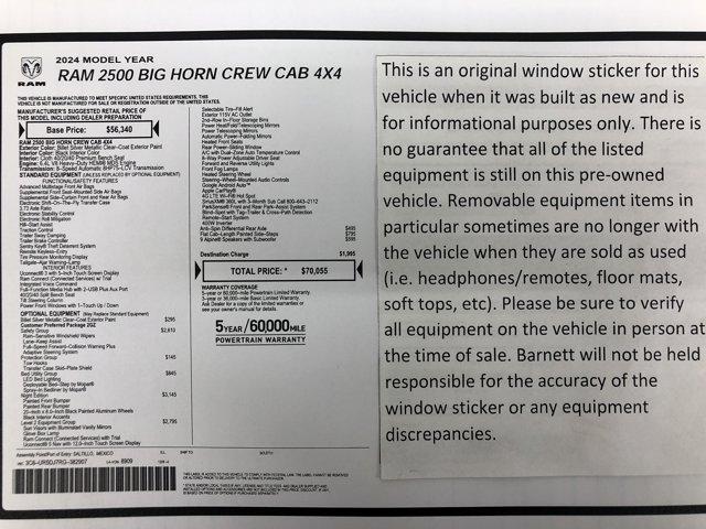 used 2024 Ram 2500 car, priced at $48,988