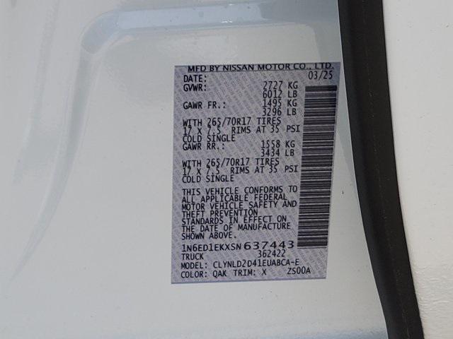 new 2025 Nissan Frontier car, priced at $43,694