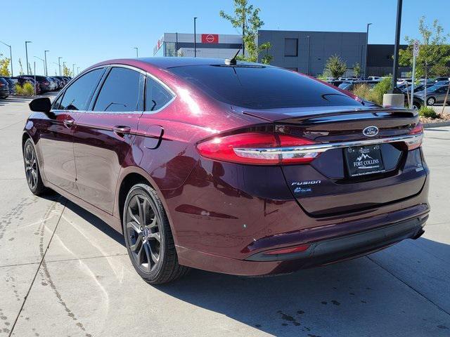 used 2018 Ford Fusion car, priced at $16,985