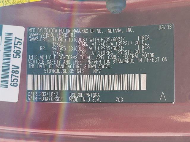used 2013 Toyota Sienna car, priced at $14,985