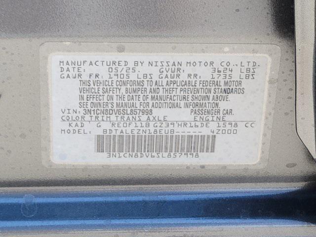 new 2025 Nissan Versa car, priced at $20,414