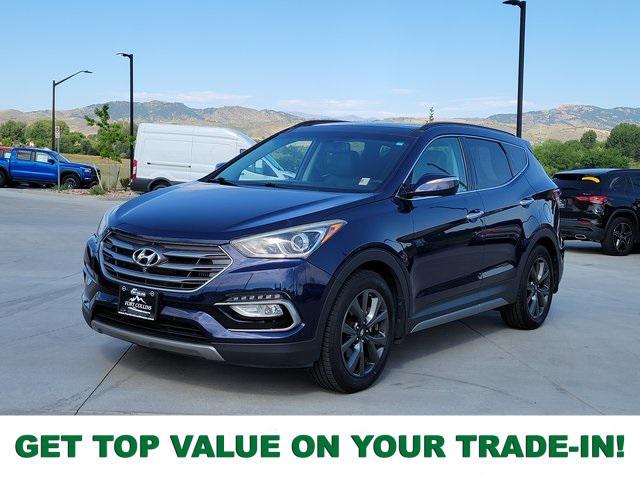 used 2018 Hyundai Santa Fe Sport car, priced at $18,646