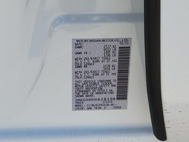 new 2025 Nissan Frontier car, priced at $37,081