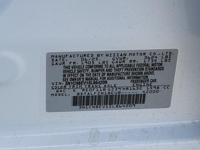 new 2025 Nissan Versa car, priced at $22,385