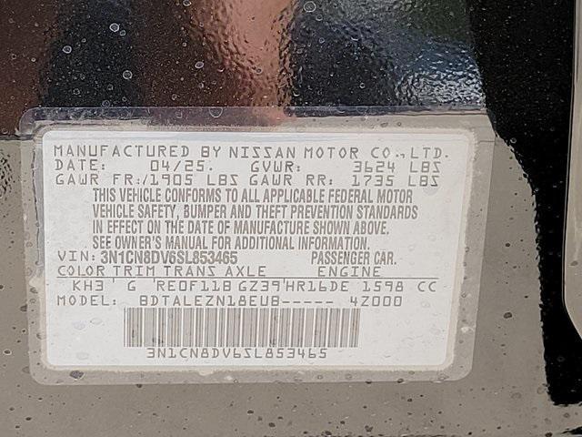 new 2025 Nissan Versa car, priced at $20,494