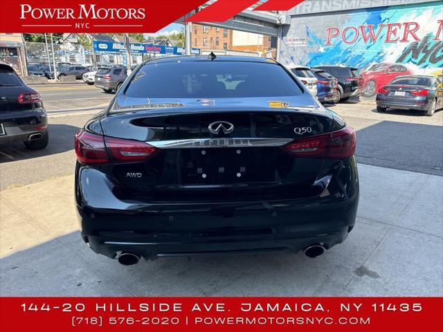 used 2021 INFINITI Q50 car, priced at $18,800