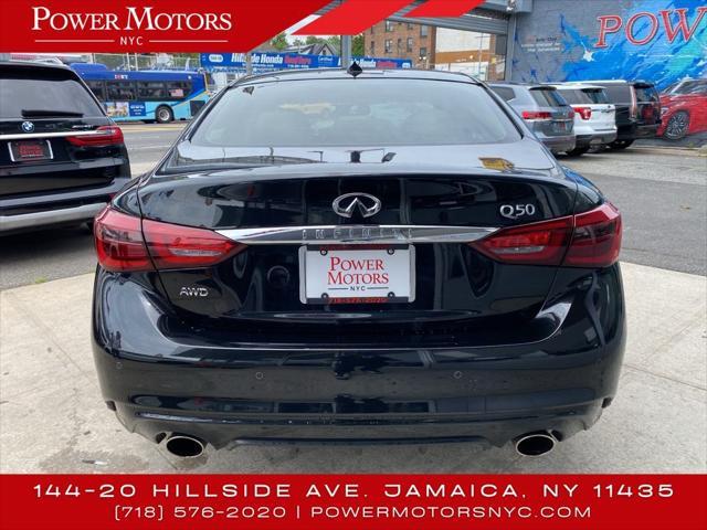 used 2021 INFINITI Q50 car, priced at $20,200