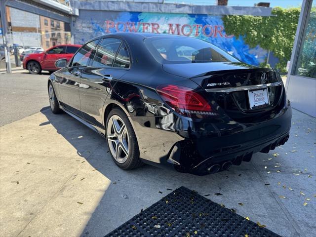 used 2020 Mercedes-Benz AMG C 43 car, priced at $37,495