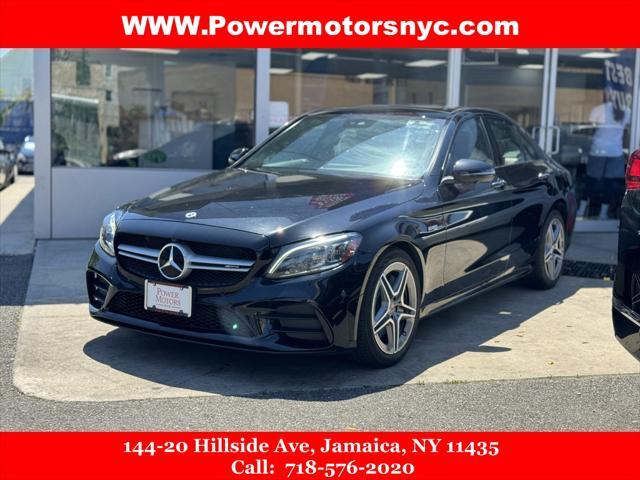 used 2020 Mercedes-Benz AMG C 43 car, priced at $37,495