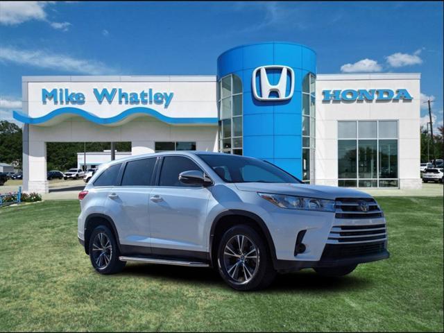 used 2019 Toyota Highlander car, priced at $19,595