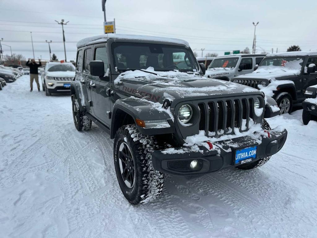 used 2021 Jeep Wrangler Unlimited car, priced at $42,635