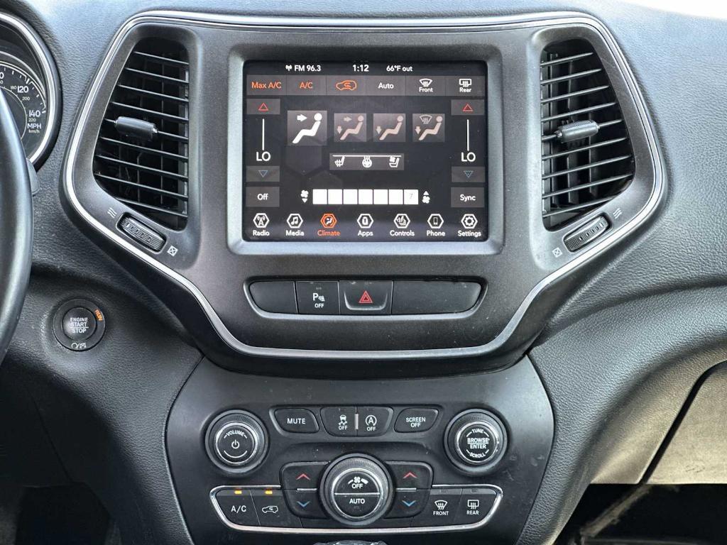 used 2019 Jeep Cherokee car, priced at $10,319