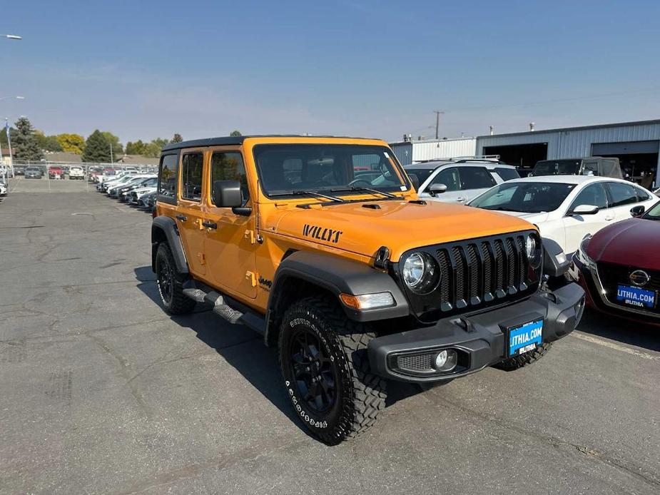 used 2021 Jeep Wrangler Unlimited car, priced at $33,874