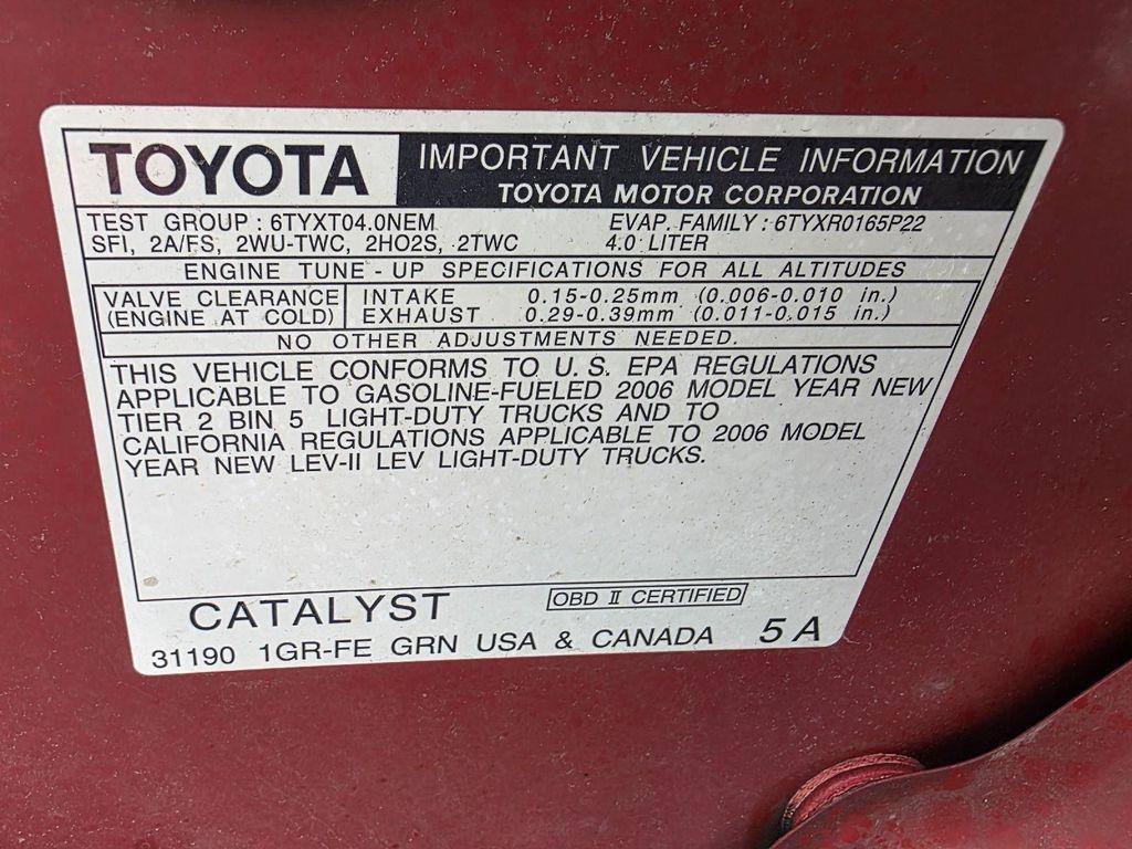 used 2006 Toyota Tacoma car, priced at $18,800