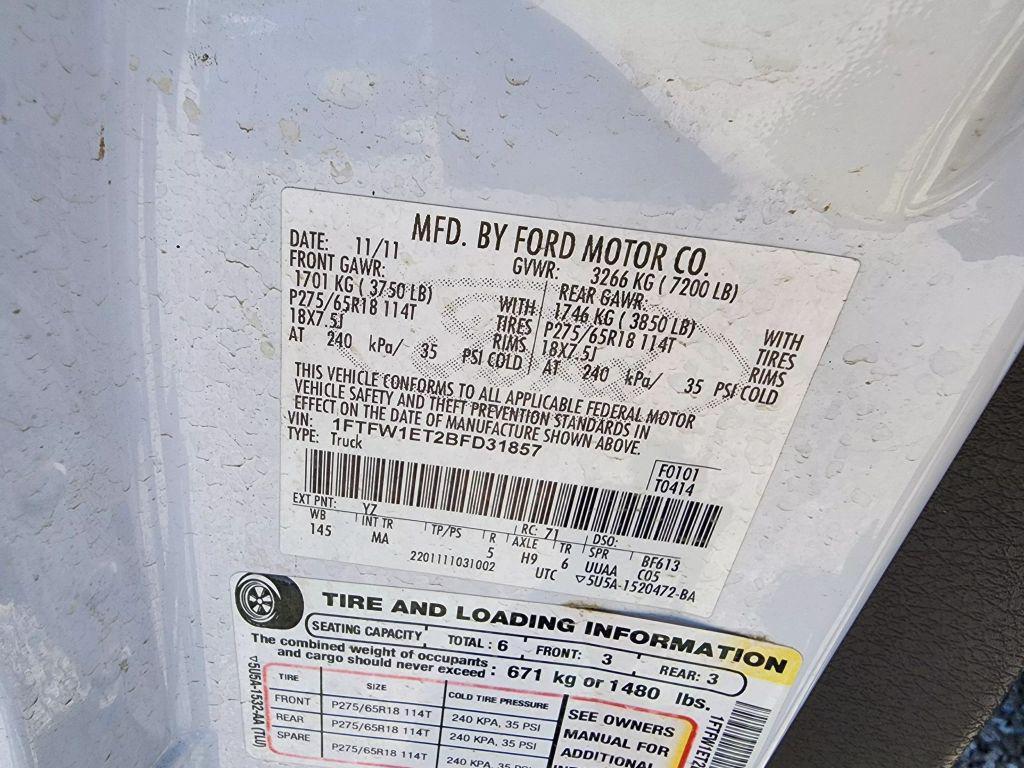 used 2011 Ford F-150 car, priced at $9,100