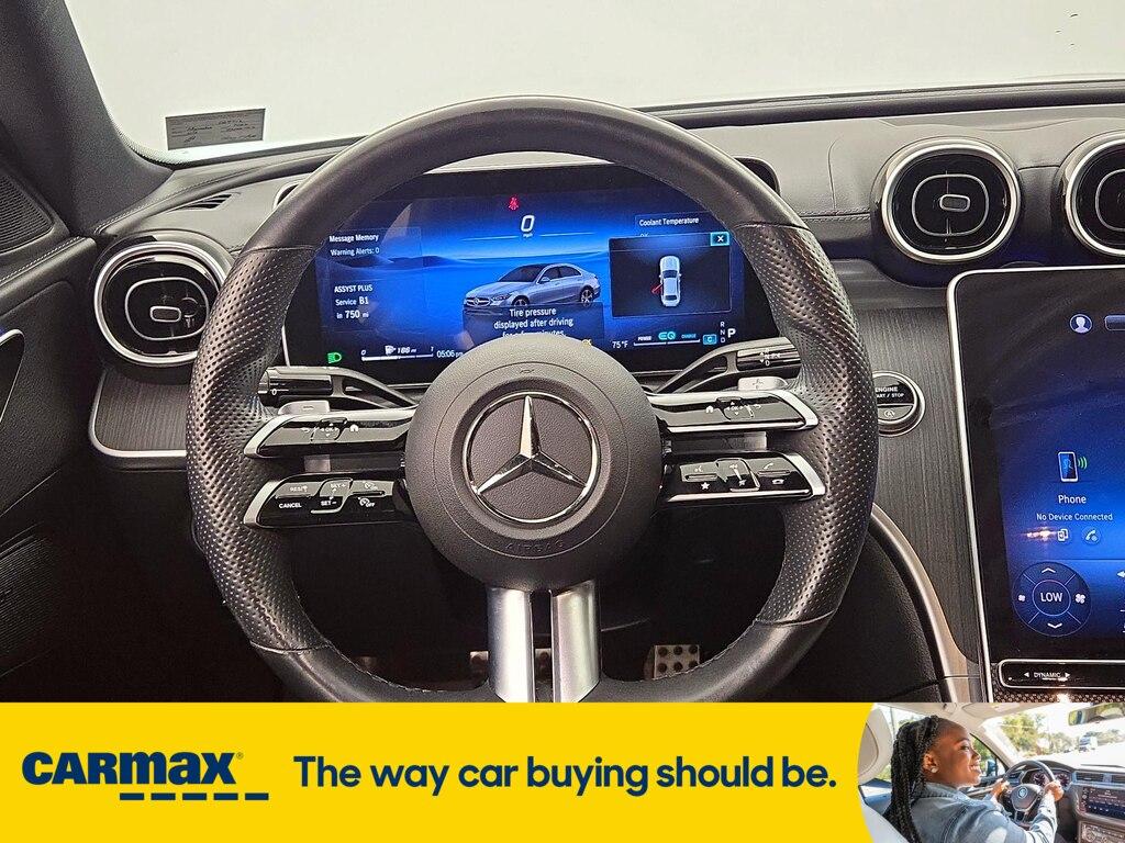 used 2022 Mercedes-Benz C-Class car, priced at $34,998