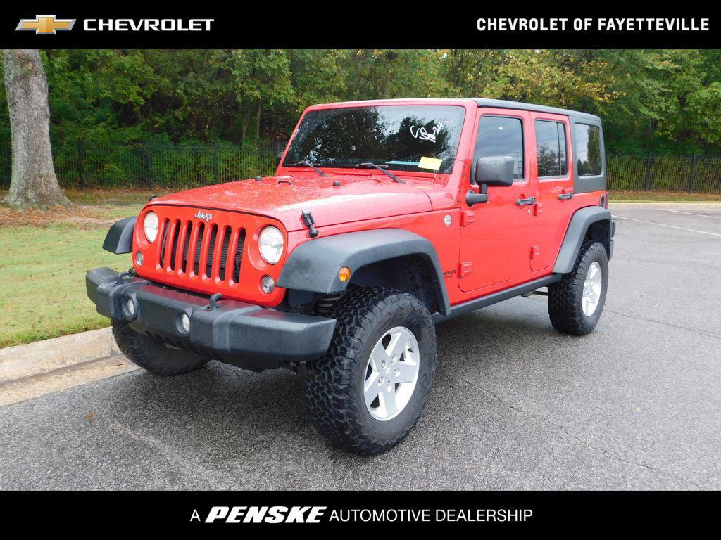 used 2014 Jeep Wrangler Unlimited car, priced at $17,950