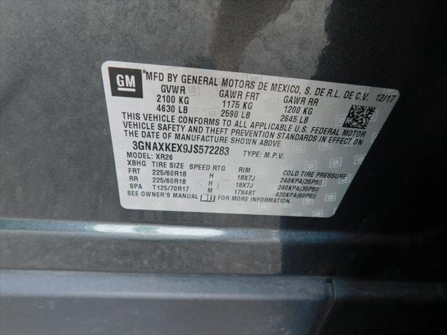used 2018 Chevrolet Equinox car, priced at $14,995