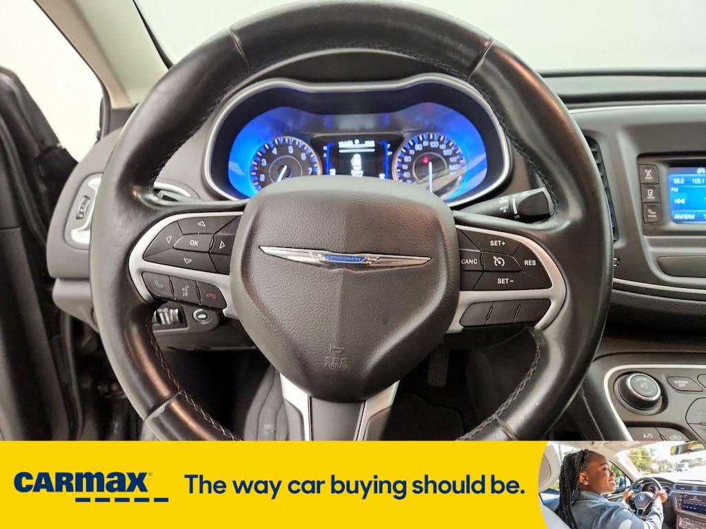 used 2015 Chrysler 200 car, priced at $10,998