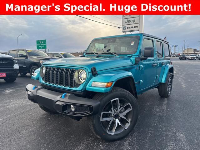 new 2024 Jeep Wrangler 4xe car, priced at $60,135