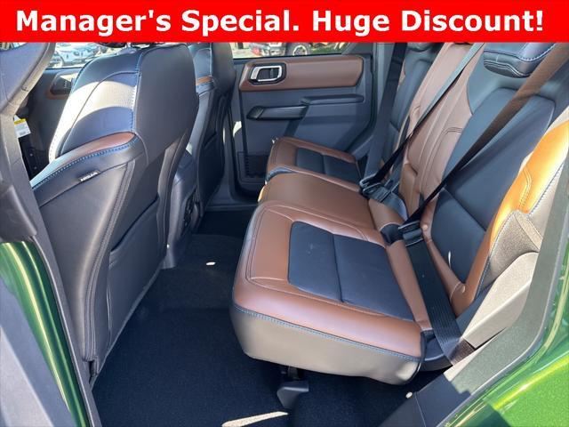 new 2024 Ford Bronco car, priced at $59,996