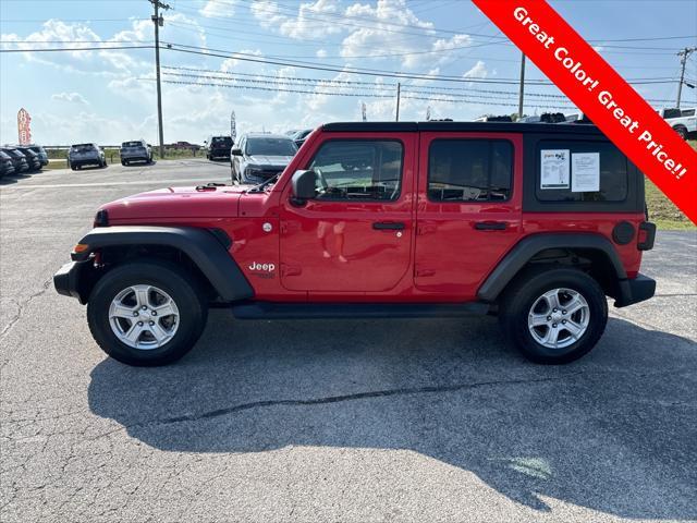 used 2018 Jeep Wrangler Unlimited car, priced at $24,349