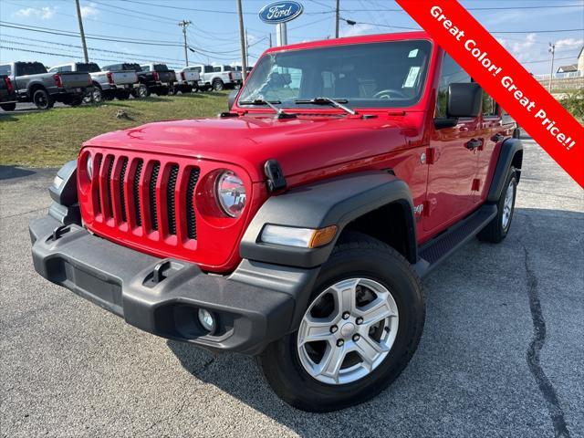 used 2018 Jeep Wrangler Unlimited car, priced at $24,349