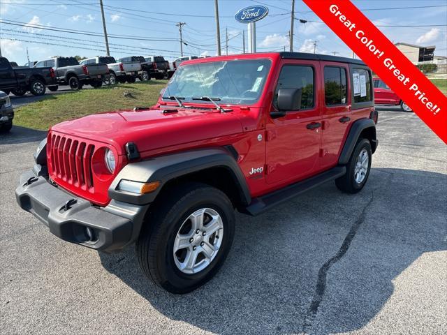 used 2018 Jeep Wrangler Unlimited car, priced at $24,349