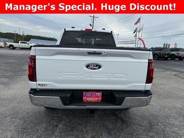 new 2024 Ford F-150 car, priced at $58,999