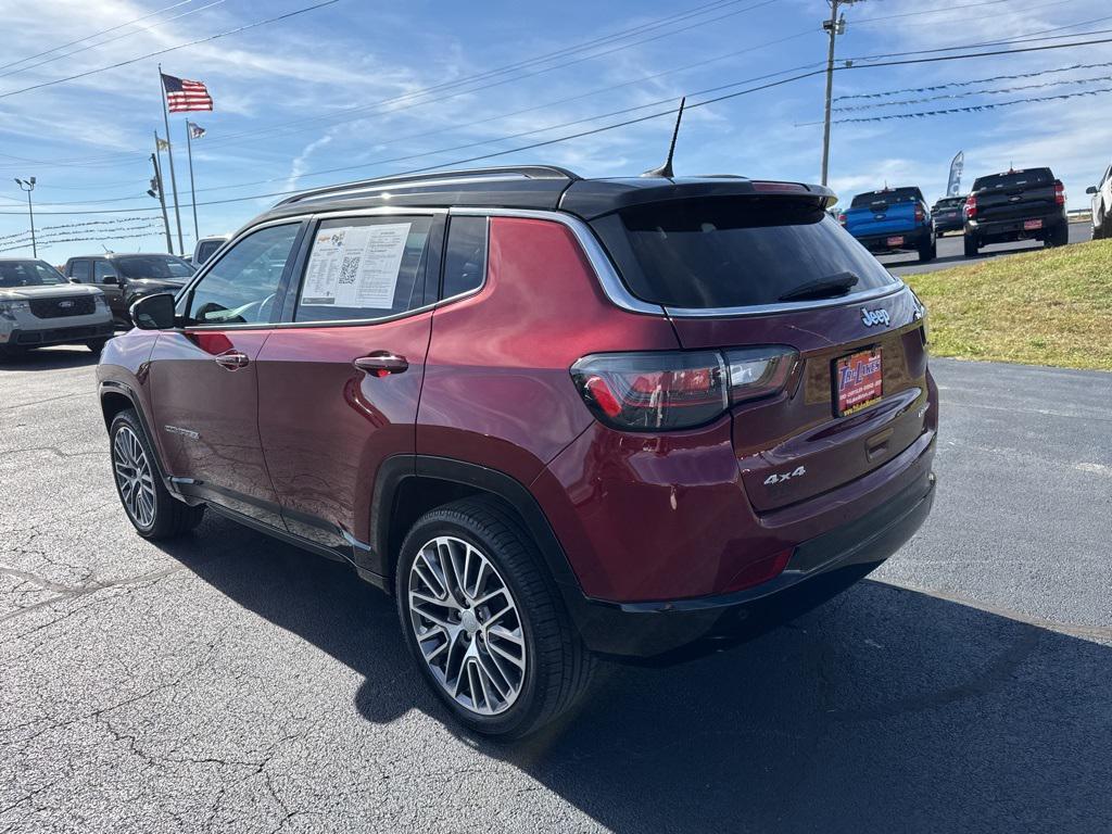 used 2022 Jeep Compass car, priced at $22,044