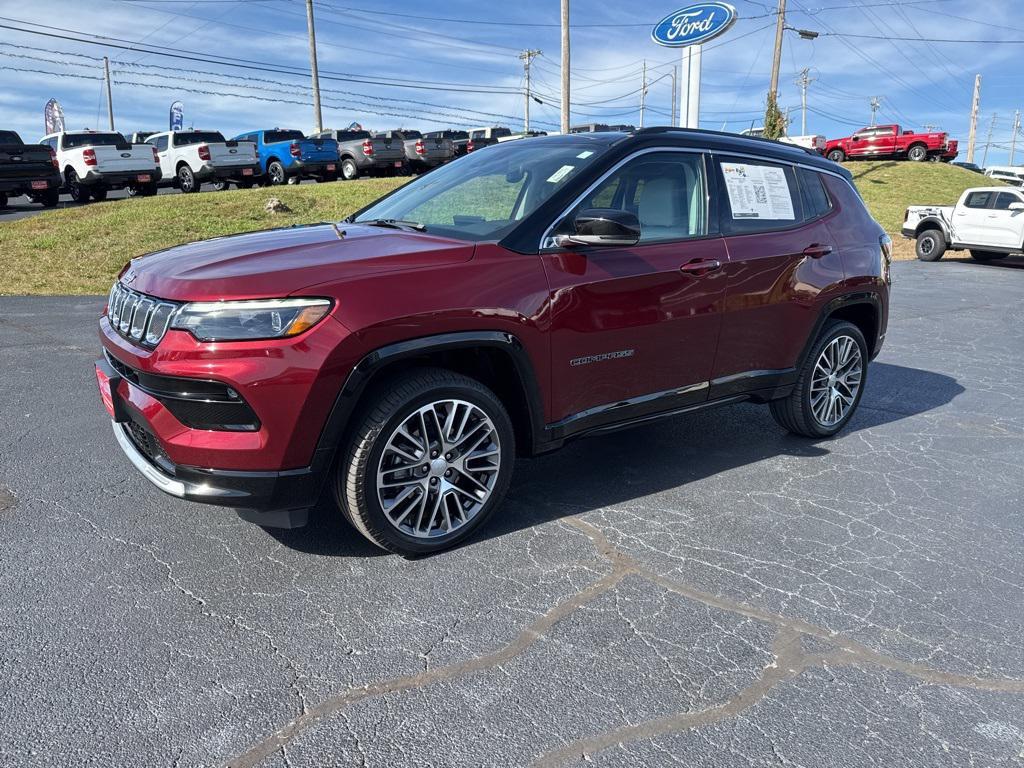 used 2022 Jeep Compass car, priced at $22,044