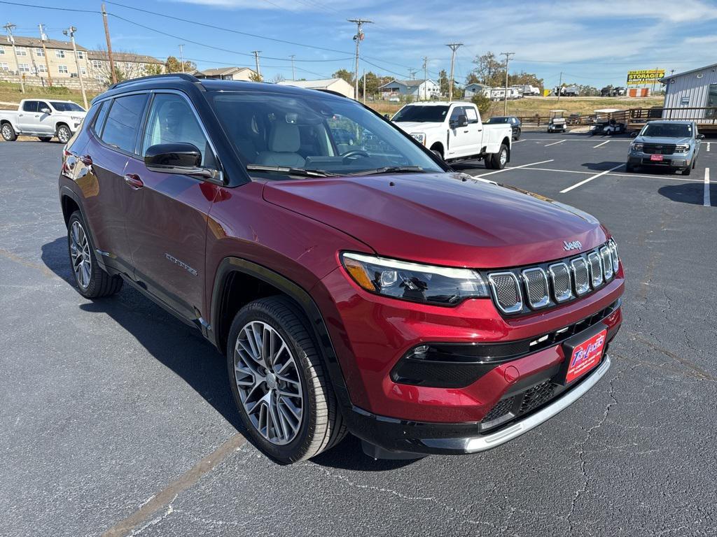 used 2022 Jeep Compass car, priced at $22,044