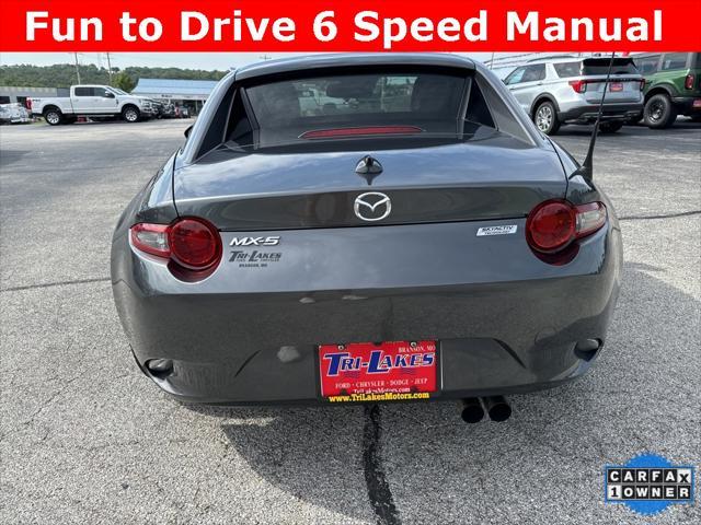 used 2017 Mazda MX-5 Miata RF car, priced at $23,870